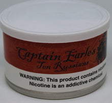 Load image into Gallery viewer, Captain Earle's Ten Russians 2 oz Tin
