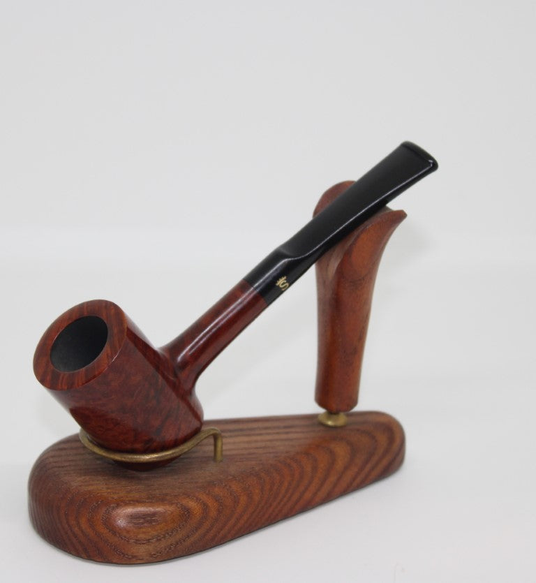Stanwell Featherweight Poker Bent Brown 245 Smooth Pipe