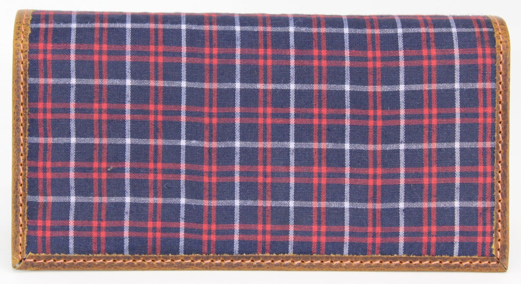 4th Gen Leather Rollup Pouch Plaid