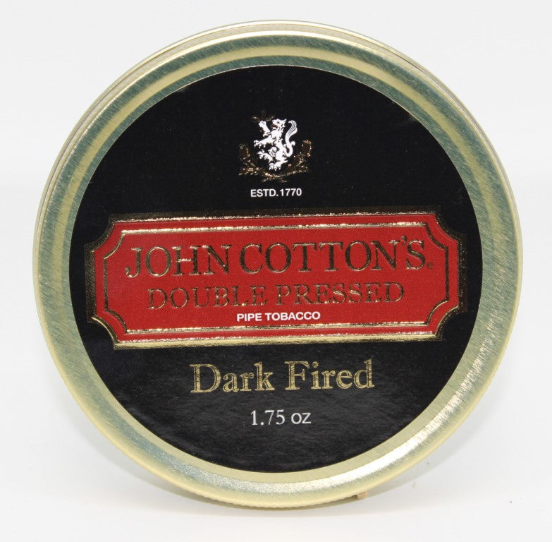 John Cotton's Double Pressed Dark Fired 1.75 oz Tin