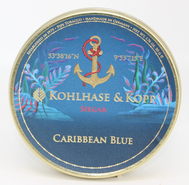 Caribbean Blue Seegar oz Tin