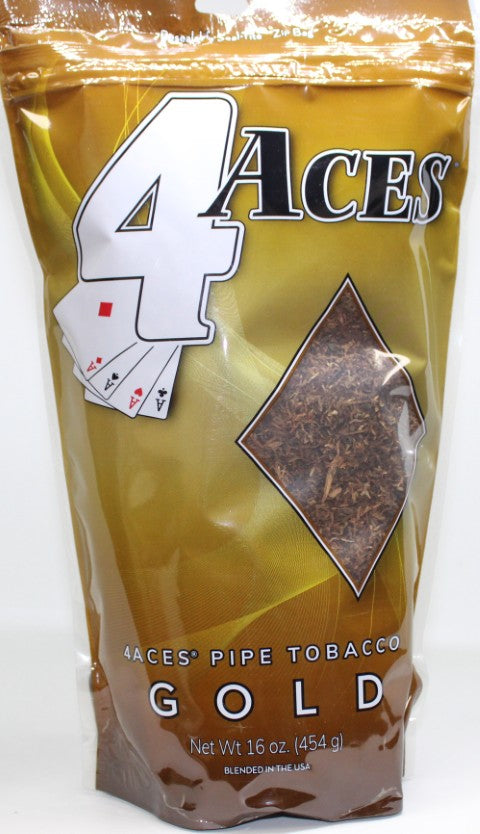4 Aces Gold Pipe Tobacco 16 oz.