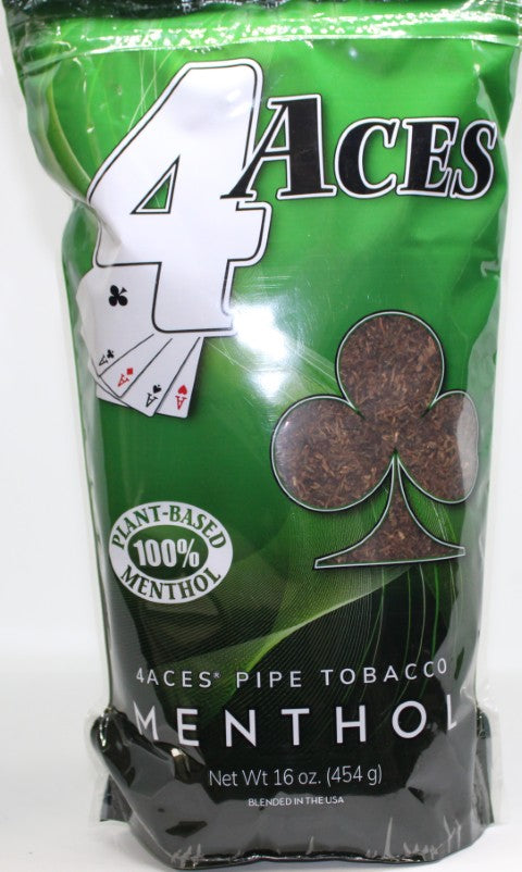 4 Aces Menthol Pipe Tobacco 16 oz.