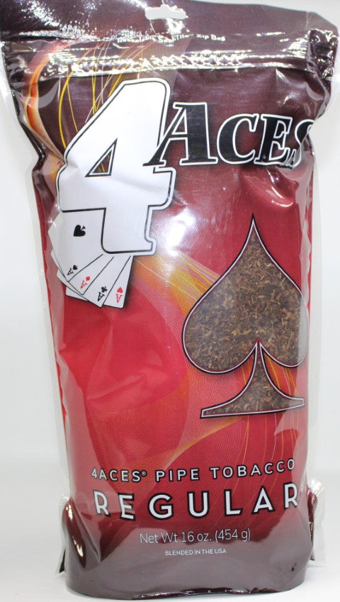 4 Aces Regular Pipe Tobacco 16 oz.