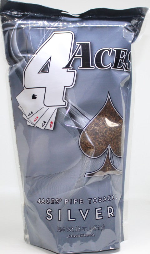 4 Aces Silver Pipe Tobacco 16 oz.