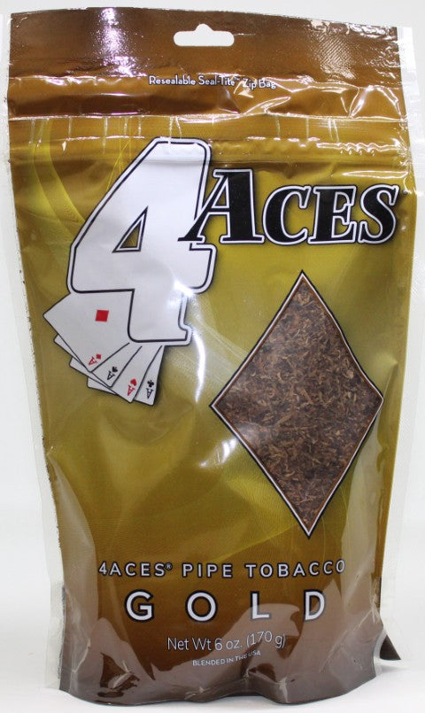 4 Aces Gold Pipe Tobacco 6 oz.