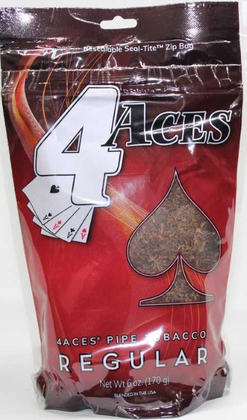 4 Aces Regular Pipe Tobacco 6 oz.
