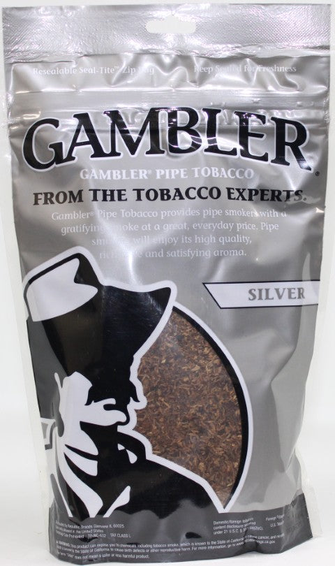 Gambler Silver Pipe Tobacco 6 oz.
