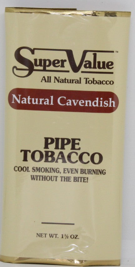 Super Value Natural Pipe Tobacco 6 oz.
