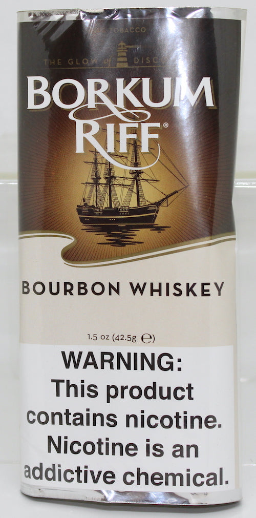 whiskey tobacco Borkum Riff Bourbon Whiskey 1.5 oz Pouch – Arlington Pipe & Cigar Lounge