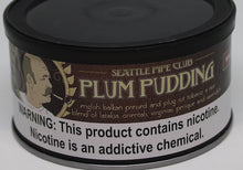 Load image into Gallery viewer, Seattle Pipe Club Plum Pudding 2 oz Tin
