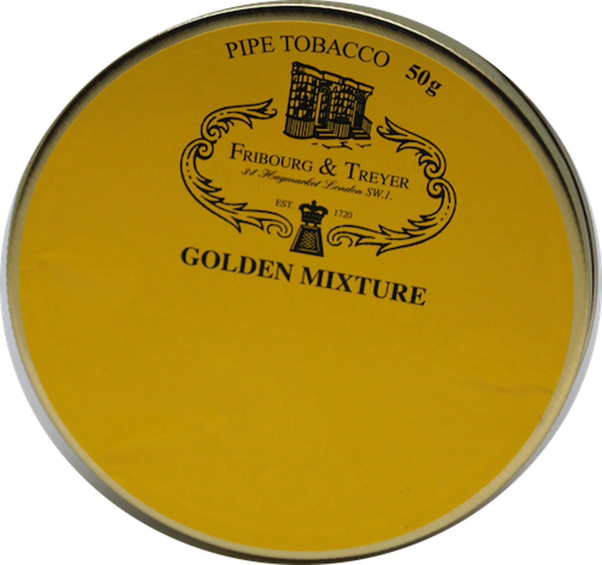Fribourg & Treyer Golden Mixture 50g Tin – Arlington Pipe & Cigar Lounge