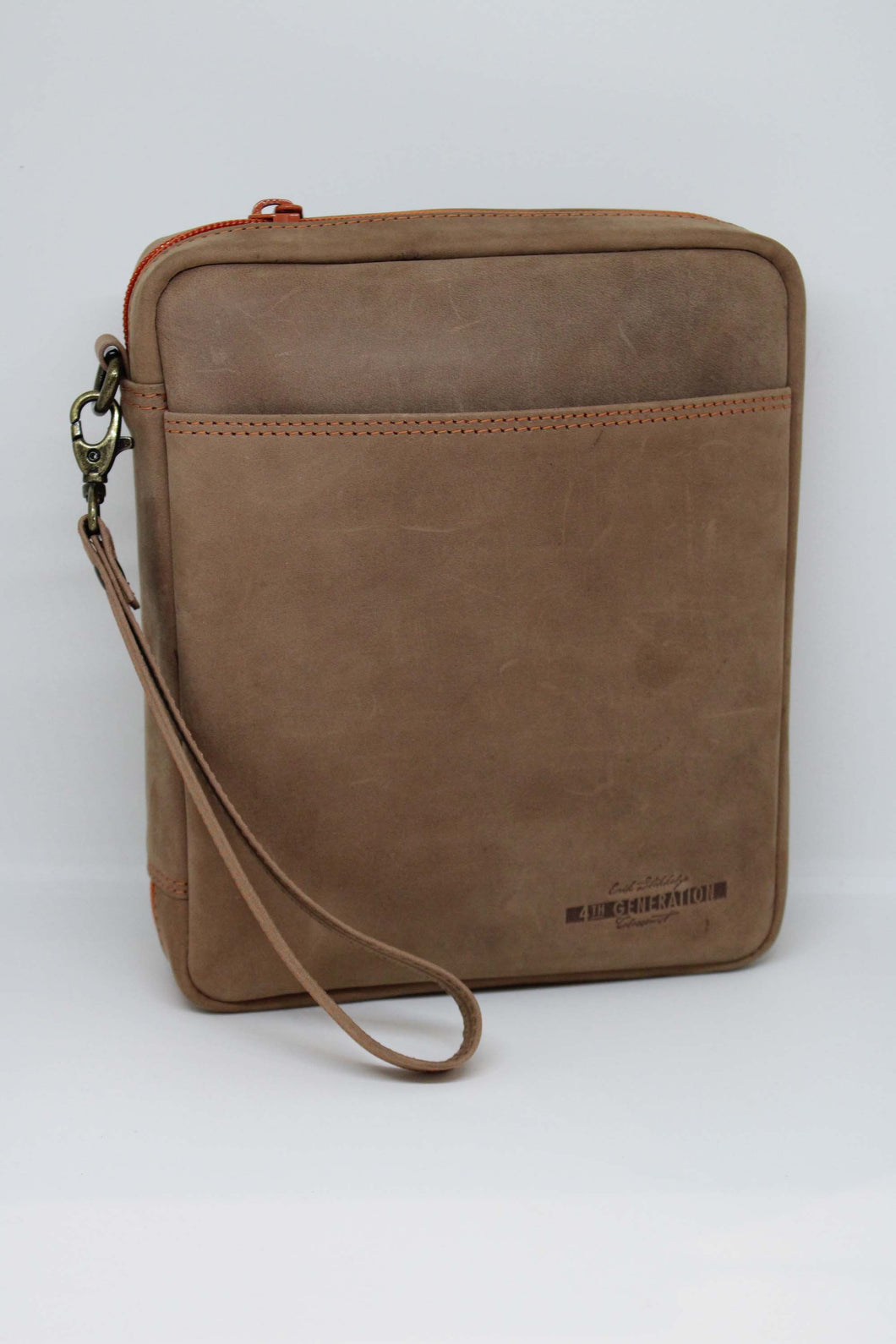 4th Generation 4 Pipe Leather Bag Hunter Brown