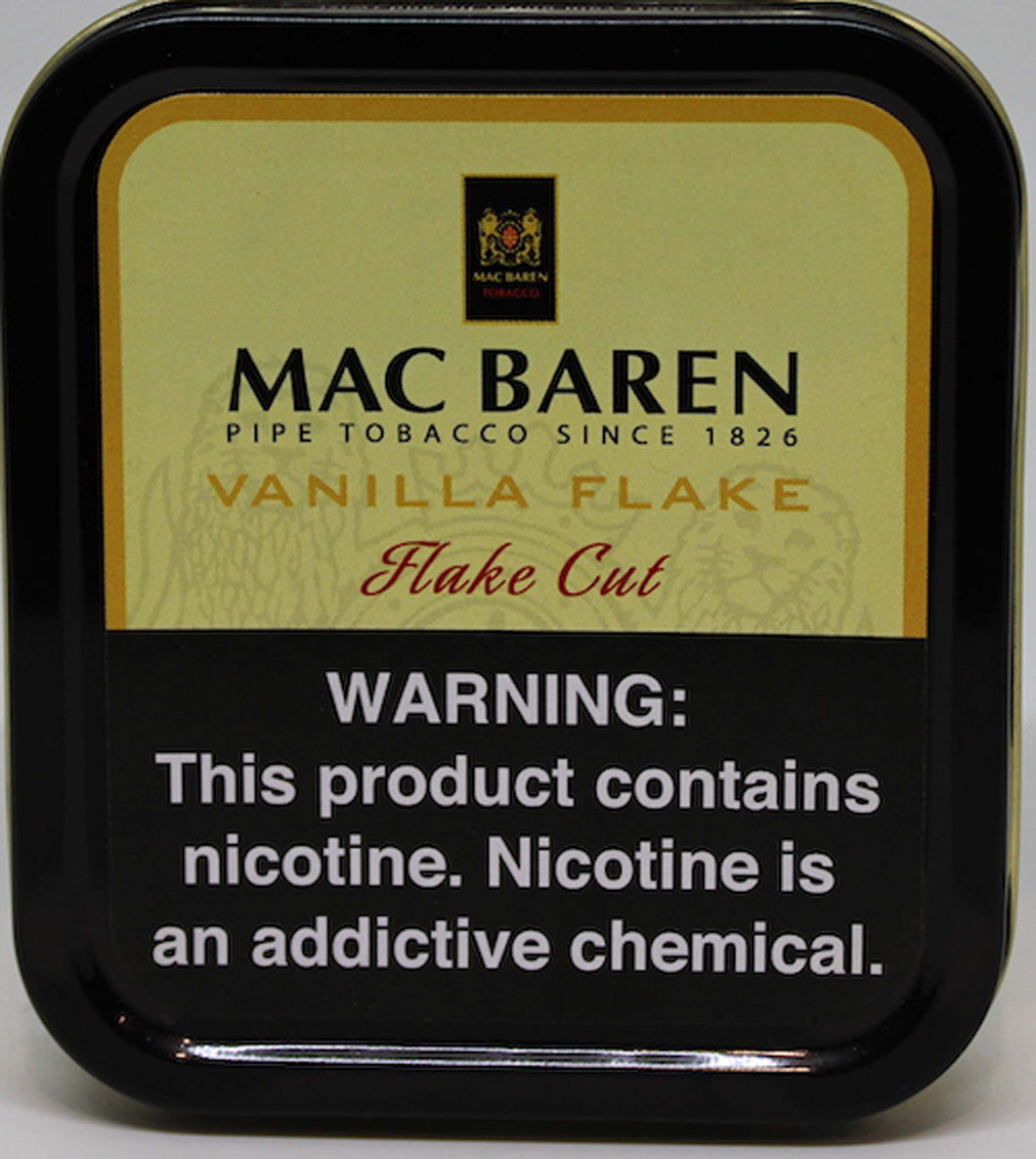Mac Baren Vanilla Flake 1.75 oz Tin