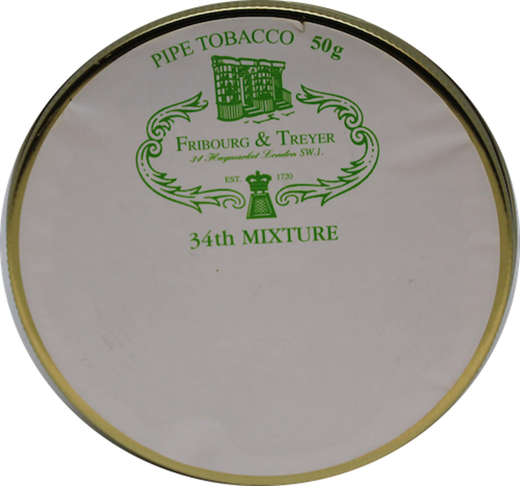 Fribourg & Treyer 34th Mixture 50g Tin – Arlington Pipe & Cigar Lounge