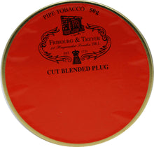 Load image into Gallery viewer, Fribourg &amp; Treyer Cut Blended Plug 50g Tin
