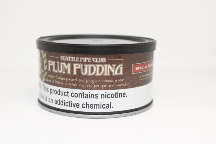 Seattle Pipe Club Plum Pudding Special Reserve 4 oz Tin