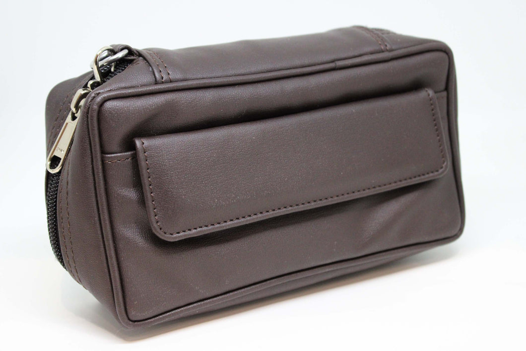 Castleford Two Pipe Combo Case Brown