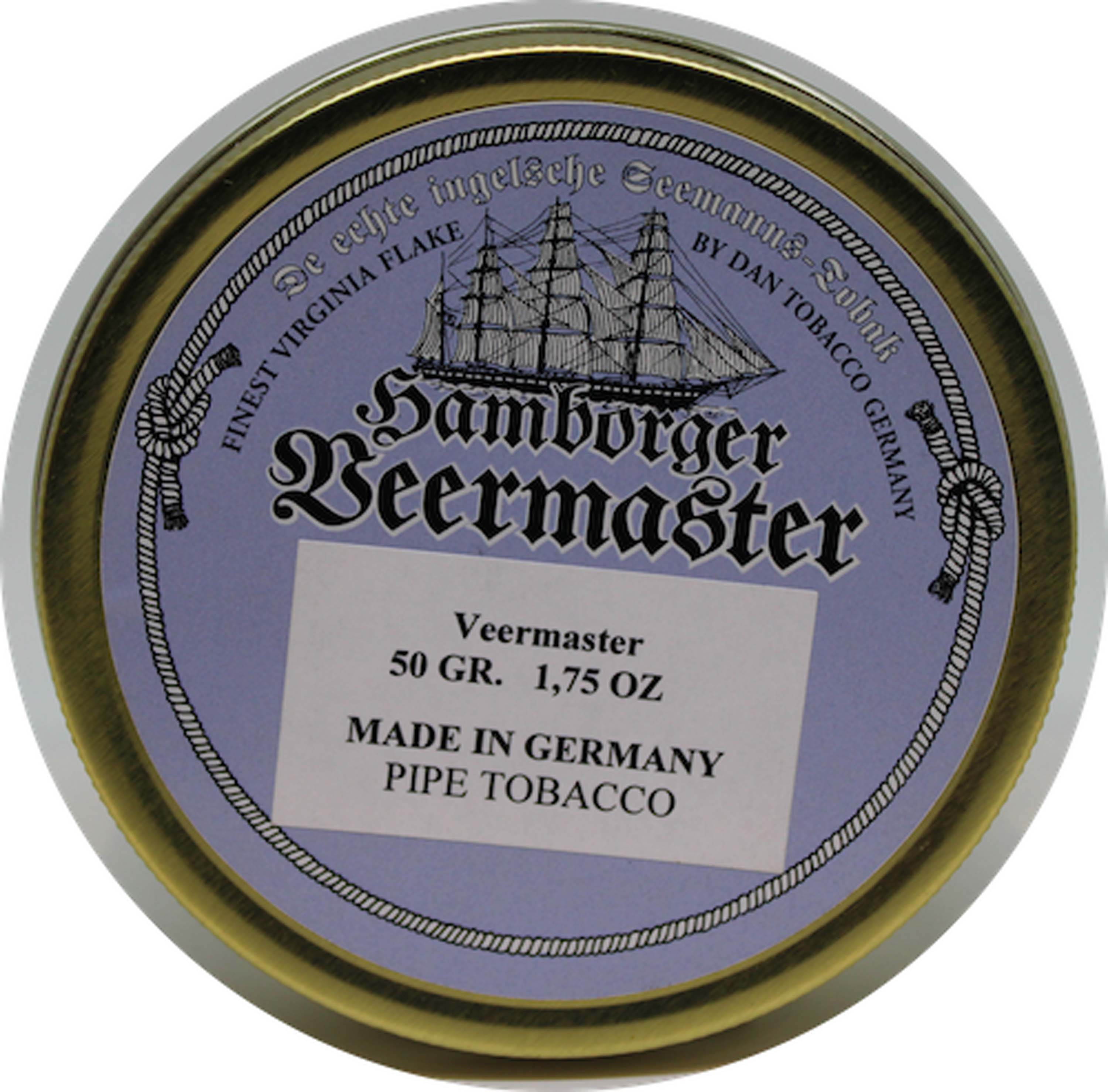 Dan Tobacco Hamborger Veermaster 50g Tin – Arlington Pipe & Cigar Lounge