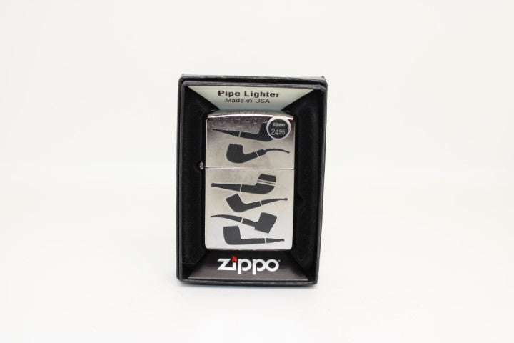 Zippo Pipe Lighter Stacked Pipes