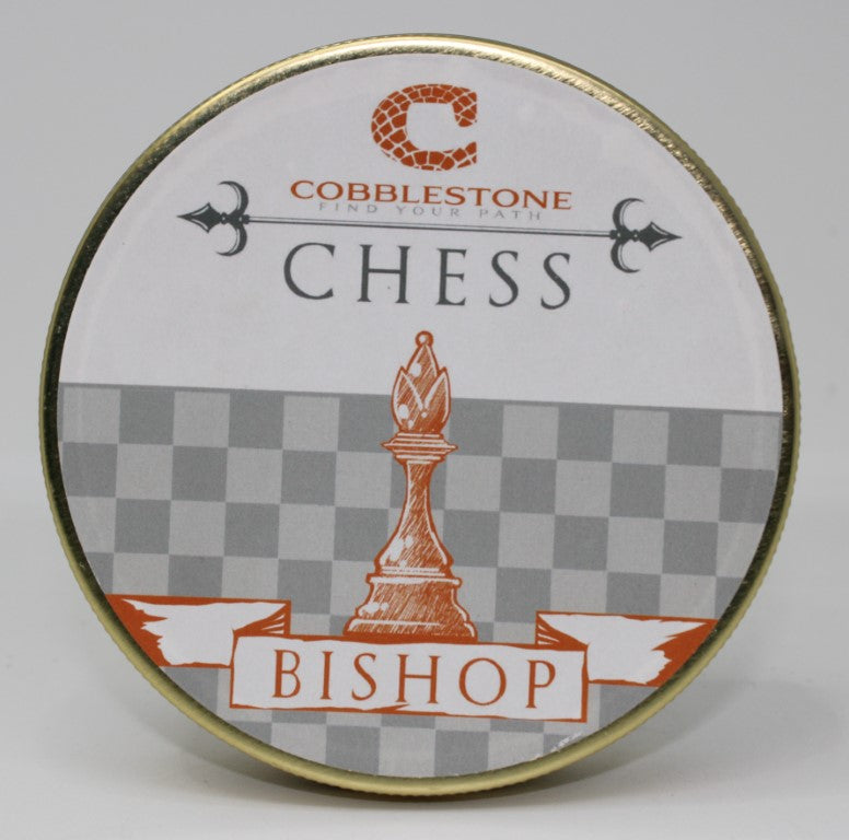 Cobblestone Chess Bishop 1.5 oz. Tin